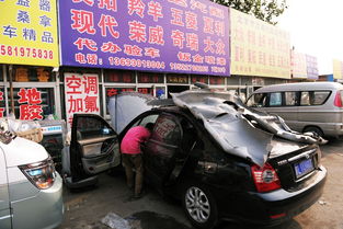 暴雨过后北京汽修厂爆满